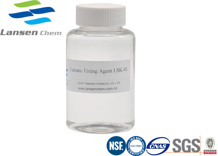 Agent de fixation cationique liquide ambre réduisant la fixation anionique d'agent de la maladie