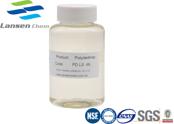 Agent de fixation de grande viscosité de colorant de tissu PolyDADMAC 26062-79-3 pH 5.0-8.0