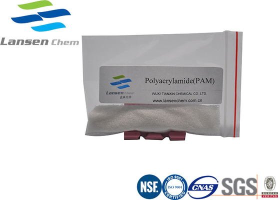 Matériaux jaune pâle blancs de boue d'additifs de poudre de PAM de polyacrylamide pour le gisement de pétrole