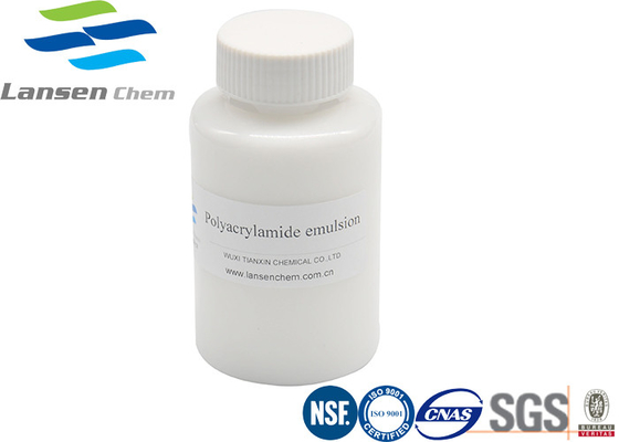 Émulsion cationique de l'eau d'épuration de polyacrylamide laiteux blanc de produits chimiques industrielle