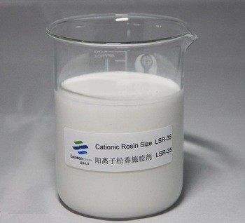 Emulsioncan blanc a clarifié le contenu solide cationique de la colophane 35% de l'eau