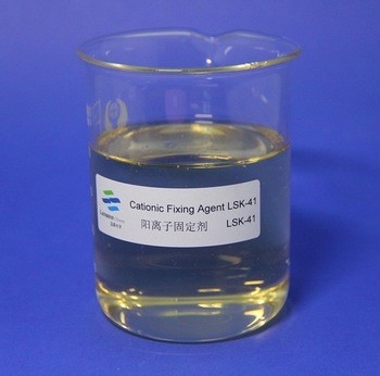 Liquide collant de fixation de couleur claire sans couleur cationique auxiliaire chimique d'agent