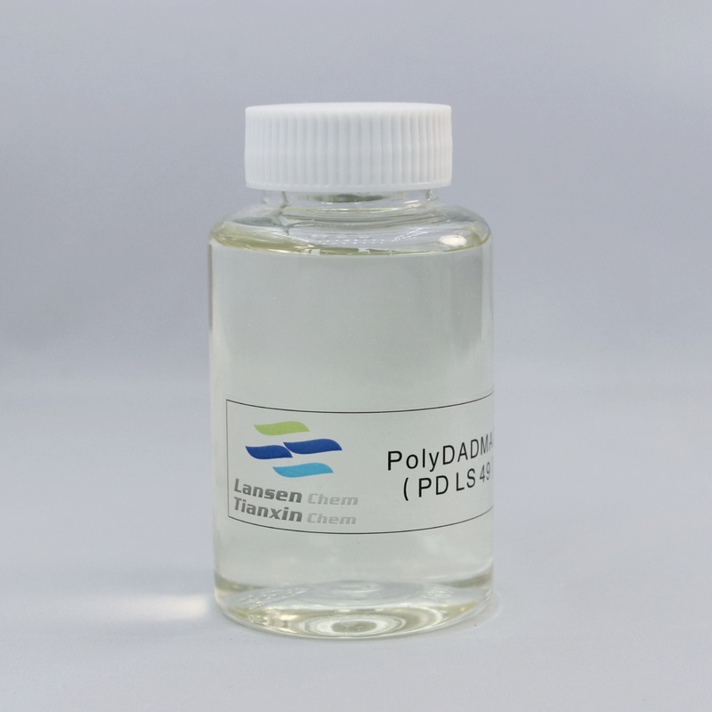 polymère de dadmac liquide 40% Polydadmac Coagulant d'ammonium Polymère polyDCD coagulants organiques applications de filtration