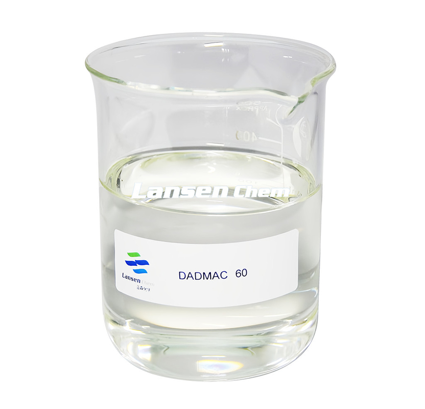 Forme liquide Dially Dimethyl Chloride d'ammonium DADMAC Produits chimiques de traitement de l'eau de stabilité et de solubilité parfaites