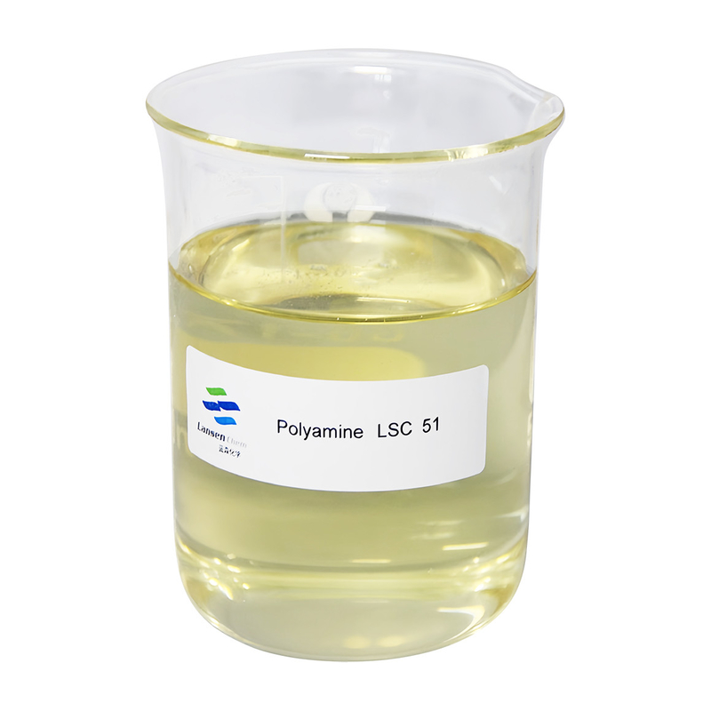 Produits chimiques purificateurs d'eau par polyamine cationique pour le traitement et la décoloration des eaux usées dans l'industrie textile