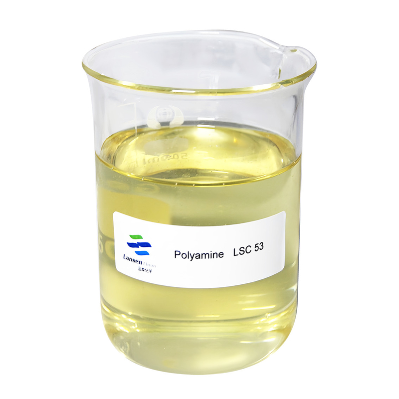 Produits chimiques purificateurs d'eau par polyamine cationique pour le traitement et la décoloration des eaux usées dans l'industrie textile