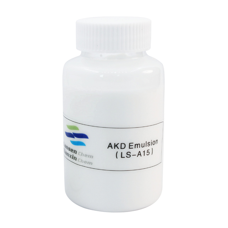 Agent de dimensionnement interne de la pâte à papier Aide chimique de fabrication de papier Alkyl ketène dimère AKD Émulsion de dimensionnement neutre