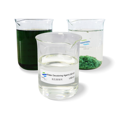 PolyDCD agent décolorant à l'eau pour la décoloration, la floculation et l'élimination des COD dans l'industrie du papier et de l'encre d'impression de pigments de colorants textiles