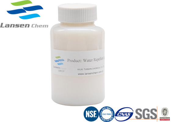 La température de séchage liquide blanche laiteuse de produit hydrofuge de tissu imperméable d'agent 110 – °C 130