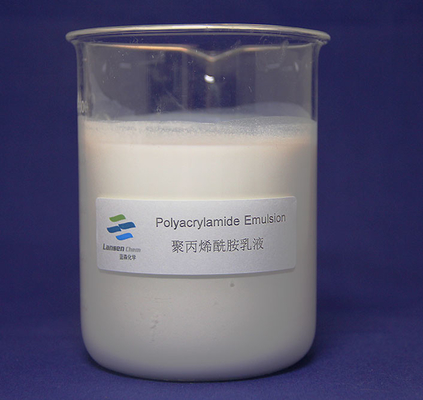 Émulsion cationique de polyacrylamide de polymère blanche pour la fabrication de papier (cationique/anionique)