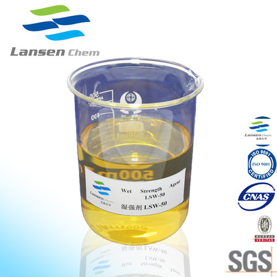 Agent chimique de papier 7PH de résistance au mouillé pour essuyer le liquide transparent de serviettes