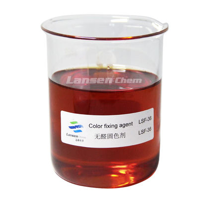 Agents de fixation de couleur sans formaldéhyde avec des types LSF-01/LSF-22/LSF-36/LSF-55 et une teneur solide de 39-41 pour une excellente fixation des colorants